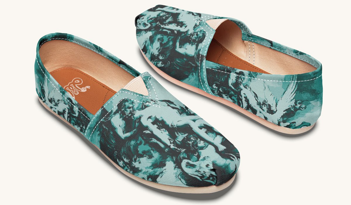 The Gods Bore Him Away Casual Shoes - Jaded Lament