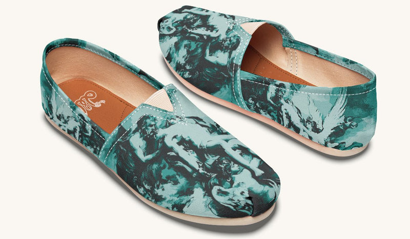 The Gods Bore Him Away Casual Shoes - Jaded Lament