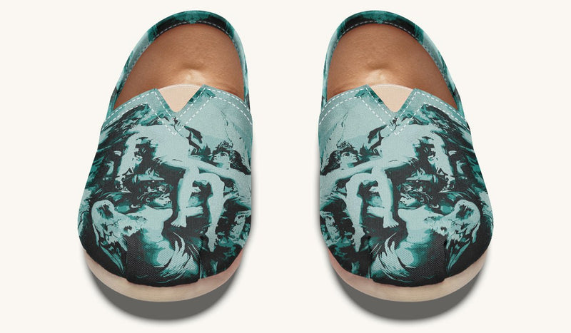 The Gods Bore Him Away Casual Shoes - Jaded Lament