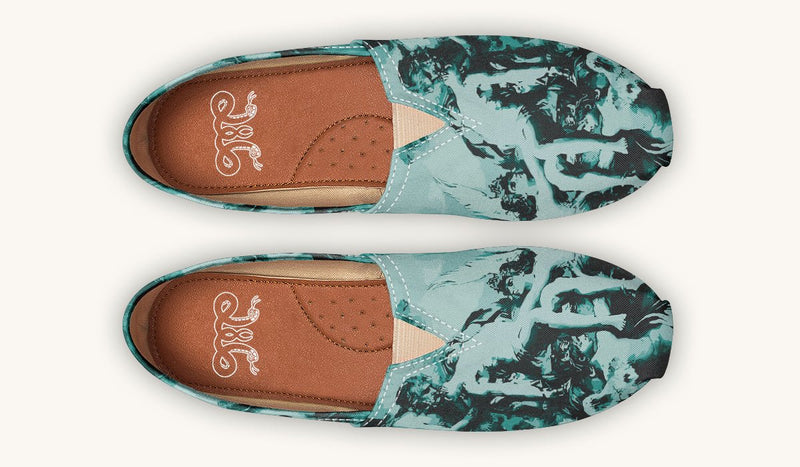 The Gods Bore Him Away Casual Shoes - Jaded Lament