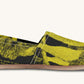 The Sloth Stays Yellow Black Casual Shoes - Jaded Lament