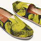 The Sloth Stays Yellow Black Casual Shoes - Jaded Lament