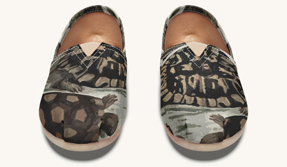 Turtle Time Desaturated Casual Shoes - Jaded Lament