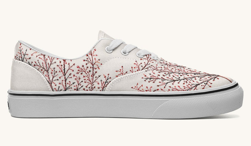 A Delicate Breath Red Classic Shoes - Jaded Lament