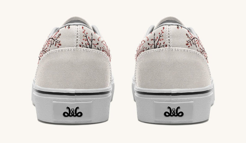 A Delicate Breath Red Classic Shoes - Jaded Lament