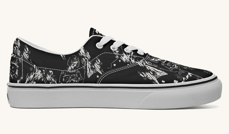 After The Fire Survival Is Defiance Classic Shoes - Jaded Lament