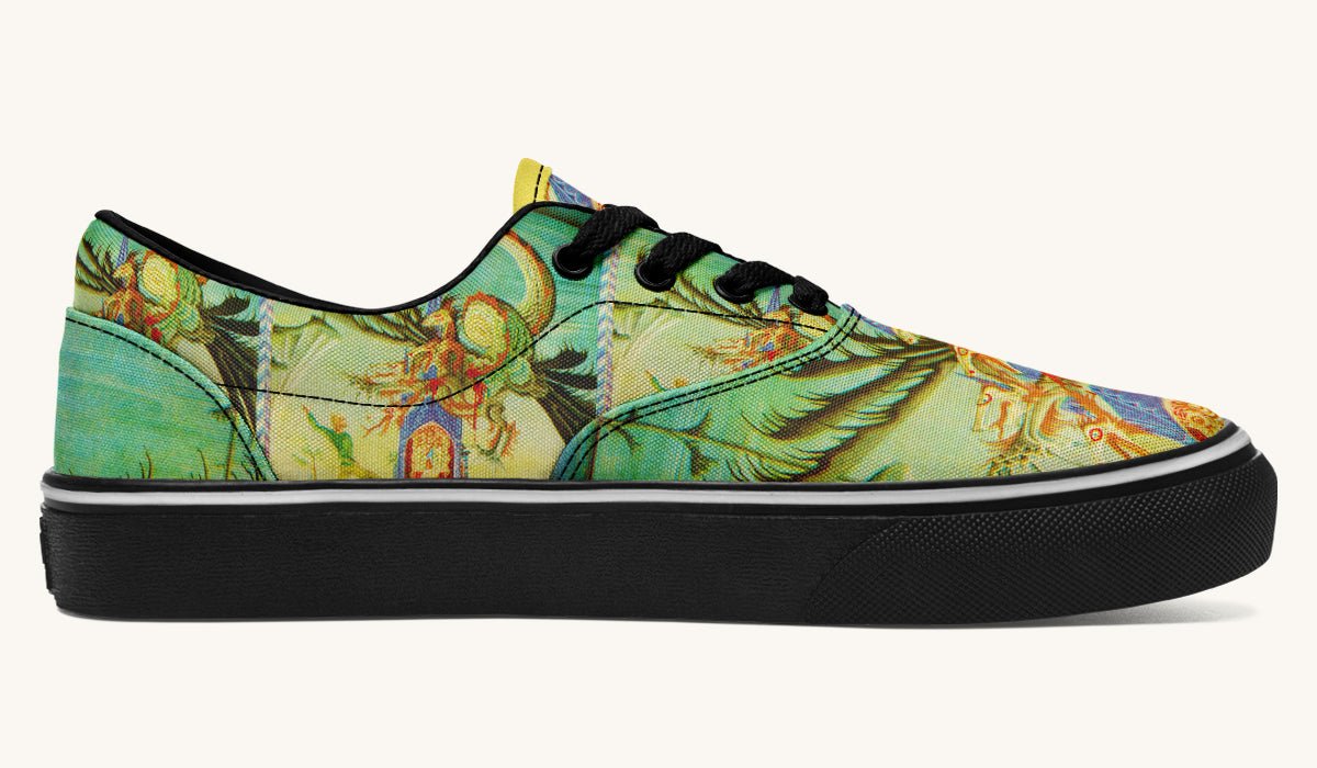 Before The Dragon Broke The Sky Classic Shoes - Jaded Lament