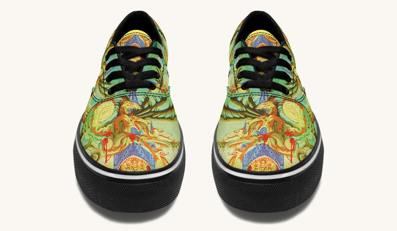 Before The Dragon Broke The Sky Classic Shoes - Jaded Lament