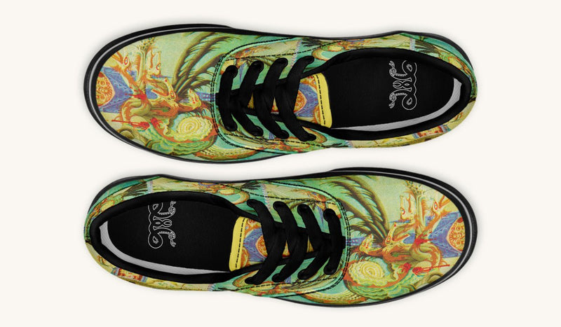 Before The Dragon Broke The Sky Classic Shoes - Jaded Lament