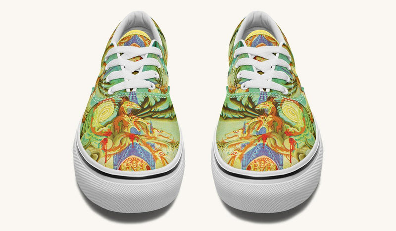 Before The Dragon Broke The Sky Classic Shoes - Jaded Lament