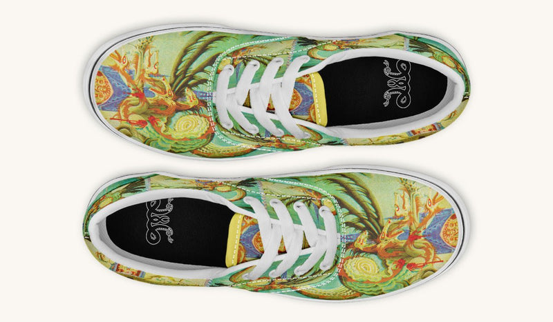 Before The Dragon Broke The Sky Classic Shoes - Jaded Lament