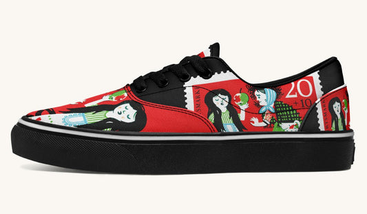Beneath The Red Canopy Classic Shoes - Jaded Lament