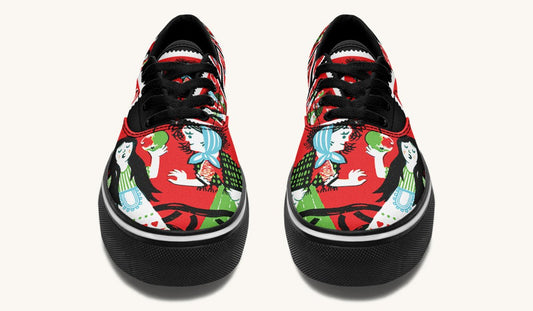 Beneath The Red Canopy Classic Shoes - Jaded Lament