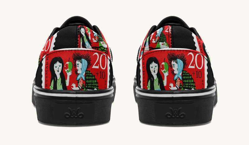 Beneath The Red Canopy Classic Shoes - Jaded Lament