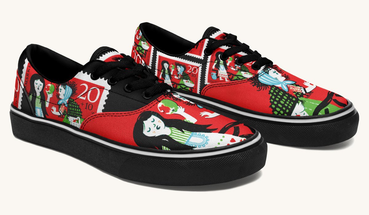 Beneath The Red Canopy Classic Shoes - Jaded Lament