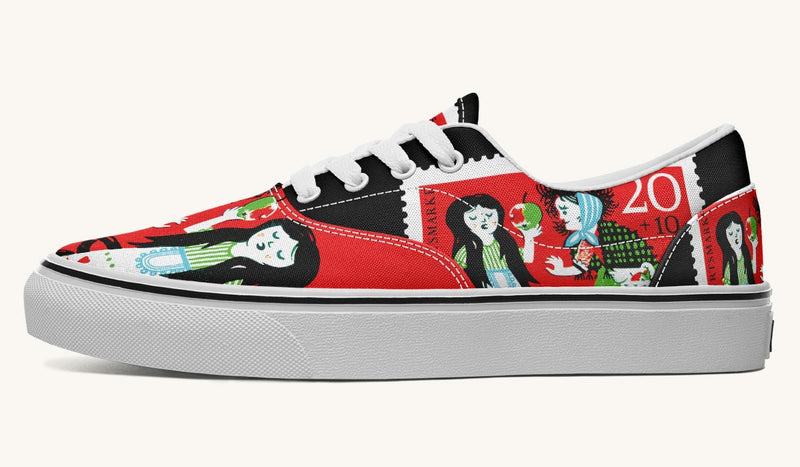 Beneath The Red Canopy Classic Shoes - Jaded Lament