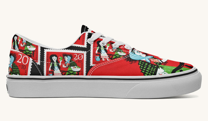 Beneath The Red Canopy Classic Shoes - Jaded Lament