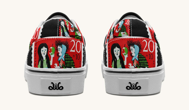 Beneath The Red Canopy Classic Shoes - Jaded Lament