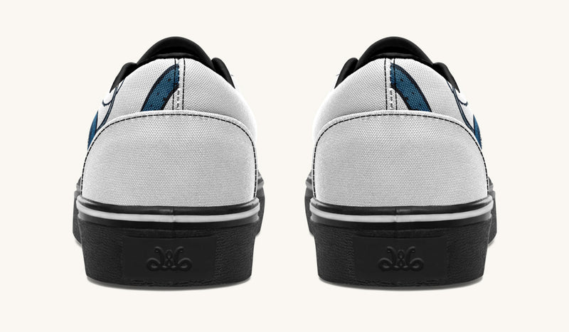 Blue Snake White Classic Shoes - Jaded Lament