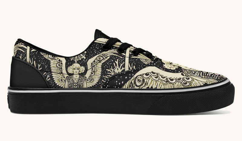 Call Upon the Star Cream Classic Shoes - Jaded Lament