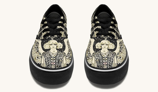 Call Upon the Star Cream Classic Shoes - Jaded Lament