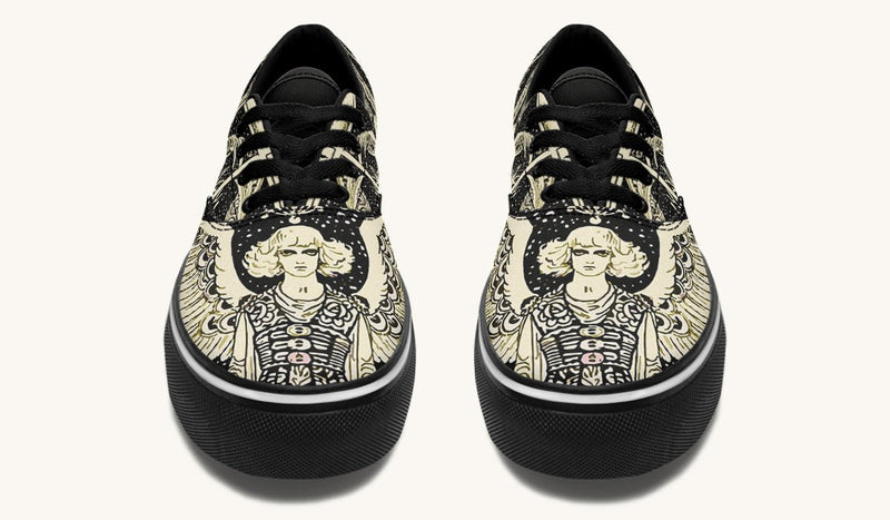 Call Upon the Star Cream Classic Shoes - Jaded Lament