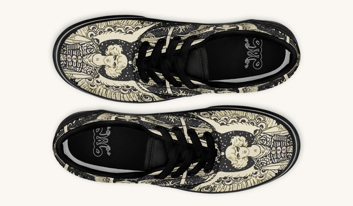 Call Upon the Star Cream Classic Shoes - Jaded Lament