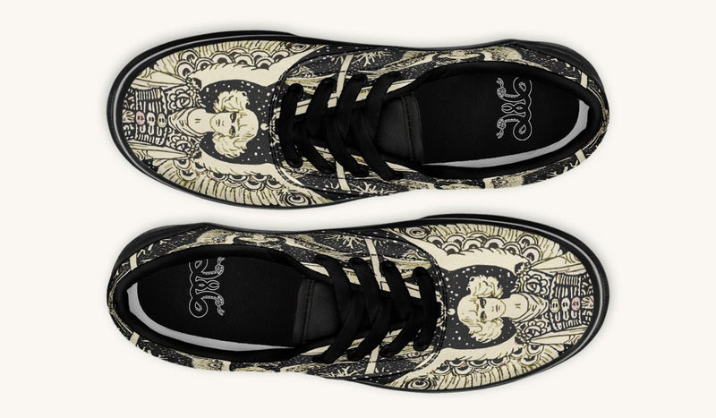 Call Upon the Star Cream Classic Shoes - Jaded Lament