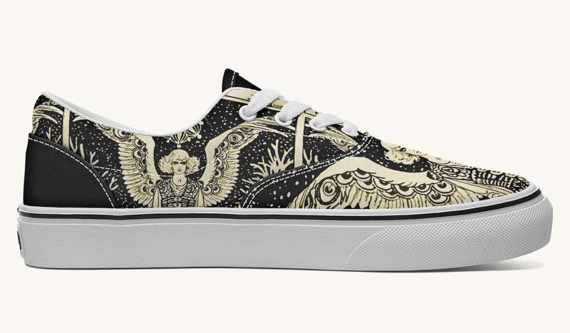 Call Upon the Star Cream Classic Shoes - Jaded Lament