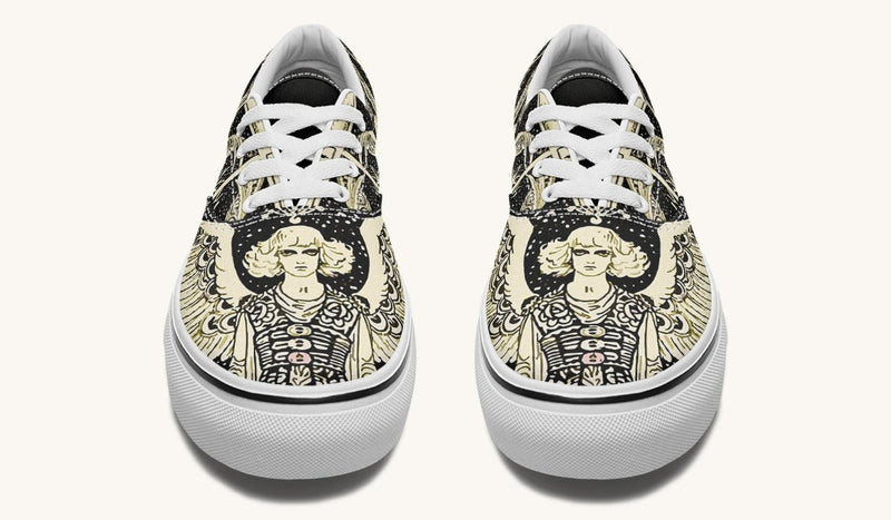 Call Upon the Star Cream Classic Shoes - Jaded Lament