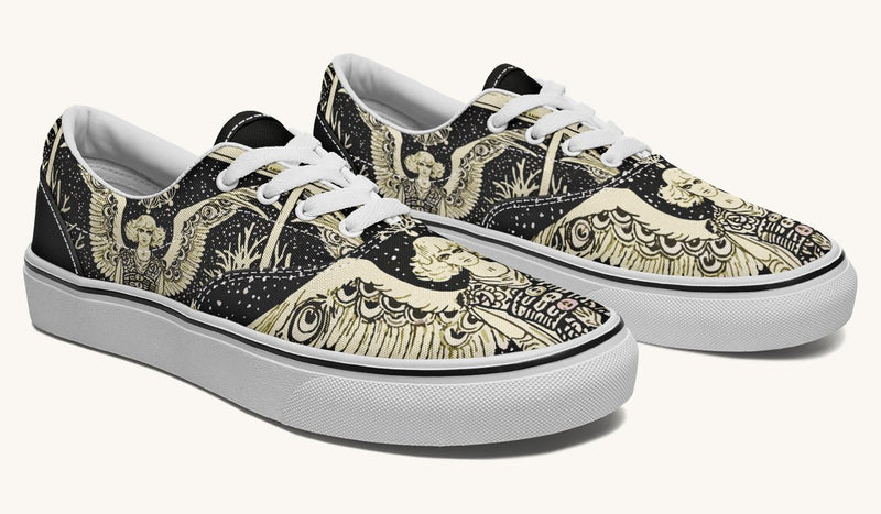 Call Upon the Star Cream Classic Shoes - Jaded Lament