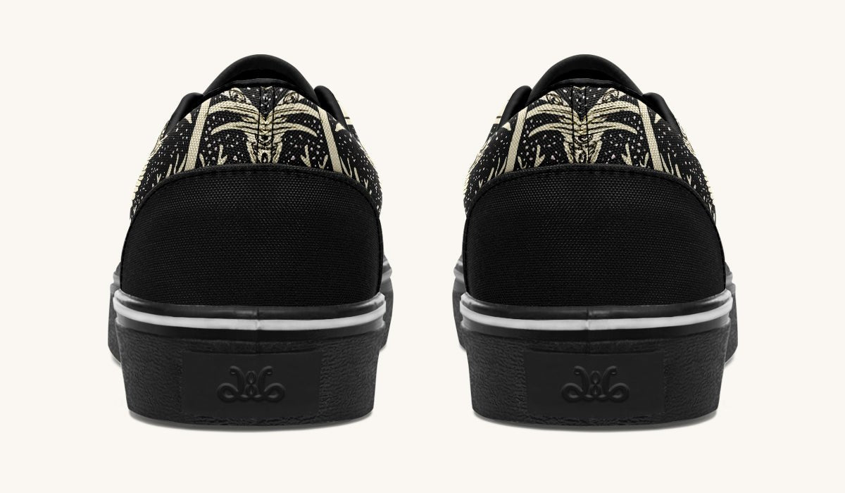 Call Upon the Star Green White Classic Shoes - Jaded Lament