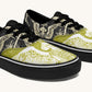 Call Upon the Star Green White Classic Shoes - Jaded Lament