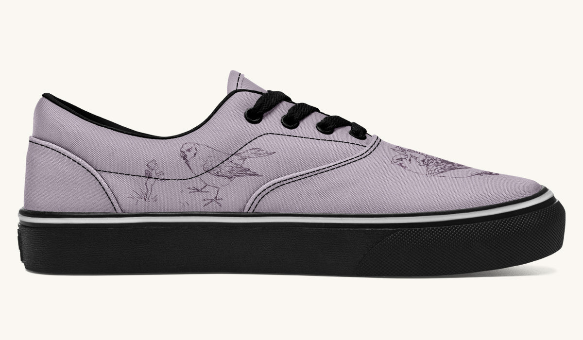 Feather And Cloud Classic Shoes - Jaded Lament
