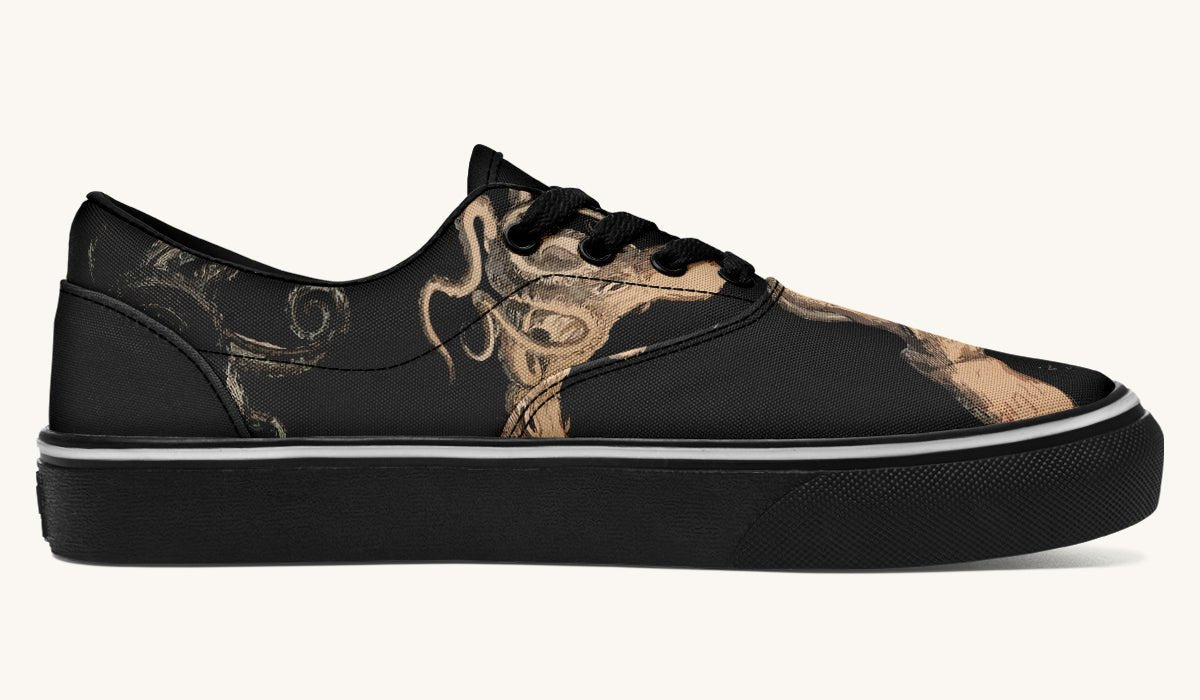 Kraken Unleashed Black Classic Shoes - Jaded Lament