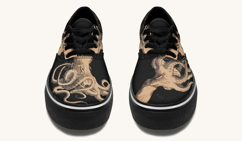 Kraken Unleashed Black Classic Shoes - Jaded Lament