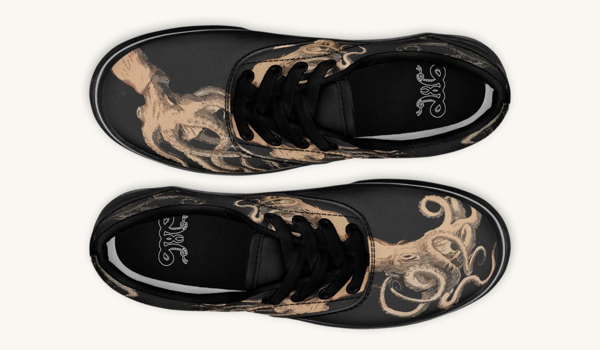 Kraken Unleashed Black Classic Shoes - Jaded Lament