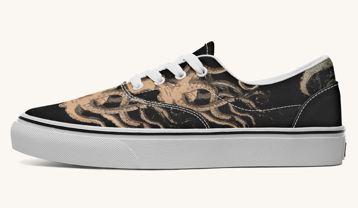 Kraken Unleashed Black Classic Shoes - Jaded Lament