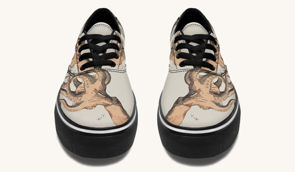 Kraken Unleashed Light Brown Classic Shoes - Jaded Lament