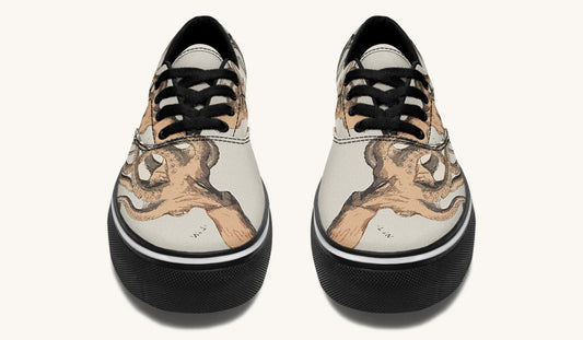 Kraken Unleashed Light Brown Classic Shoes - Jaded Lament