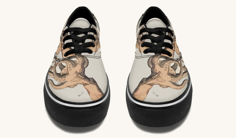 Kraken Unleashed Light Brown Classic Shoes - Jaded Lament