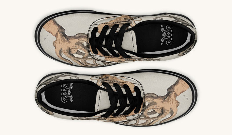 Kraken Unleashed Light Brown Classic Shoes - Jaded Lament