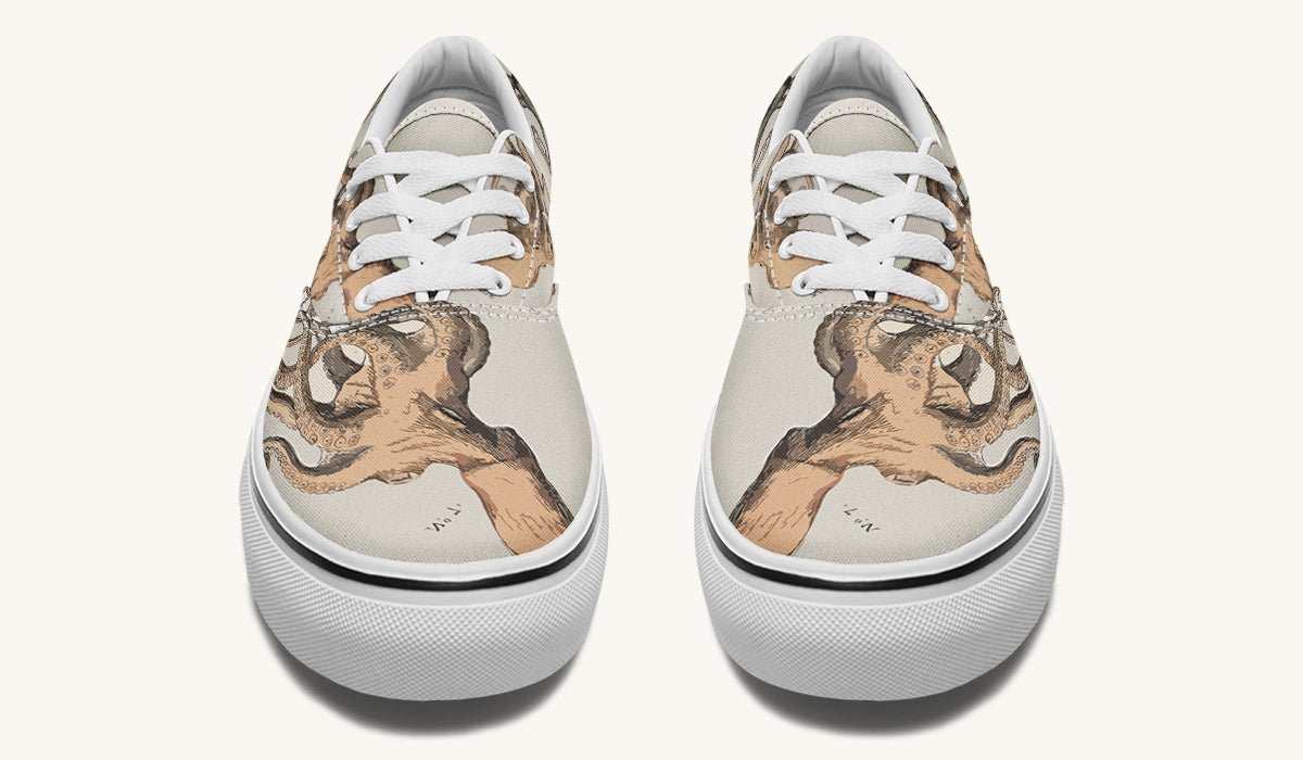 Kraken Unleashed Light Brown Classic Shoes - Jaded Lament