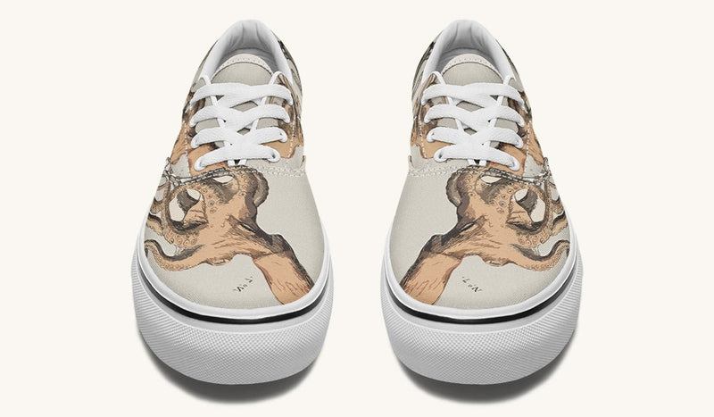 Kraken Unleashed Light Brown Classic Shoes - Jaded Lament