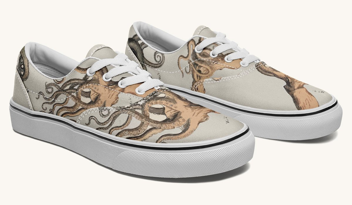 Kraken Unleashed Light Brown Classic Shoes - Jaded Lament