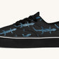 March of the Lizards Blue Black Classic Shoes - Jaded Lament