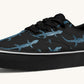 March of the Lizards Blue Black Classic Shoes - Jaded Lament