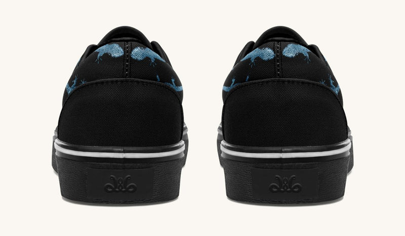 March of the Lizards Blue Black Classic Shoes - Jaded Lament