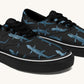 March of the Lizards Blue Black Classic Shoes - Jaded Lament