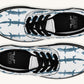 March of the Lizards Blue White Classic Shoes - Jaded Lament